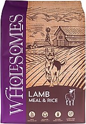 Wholesomes with Lamb Meal & Rice Formula Dry Dog Food, 40-lb bag