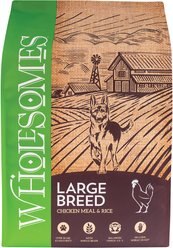 Wholesomes Large Breed with Chicken Meal & Rice Formula Adult Dry Dog Food, 40-lb bag