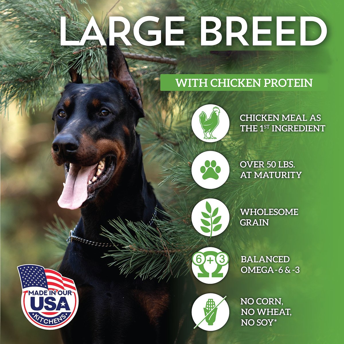 Wholesomes large breed dog 2024 food