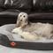 Show in main carousel: LaiFug Chenille Orthopedic Memory Foam Oval Dog Bed, Gray, Large slide 6 of 8
