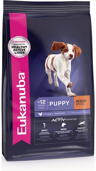Eukanuba Puppy Medium Breed Dry Dog Food, 33-lb bag slide 1 of 11