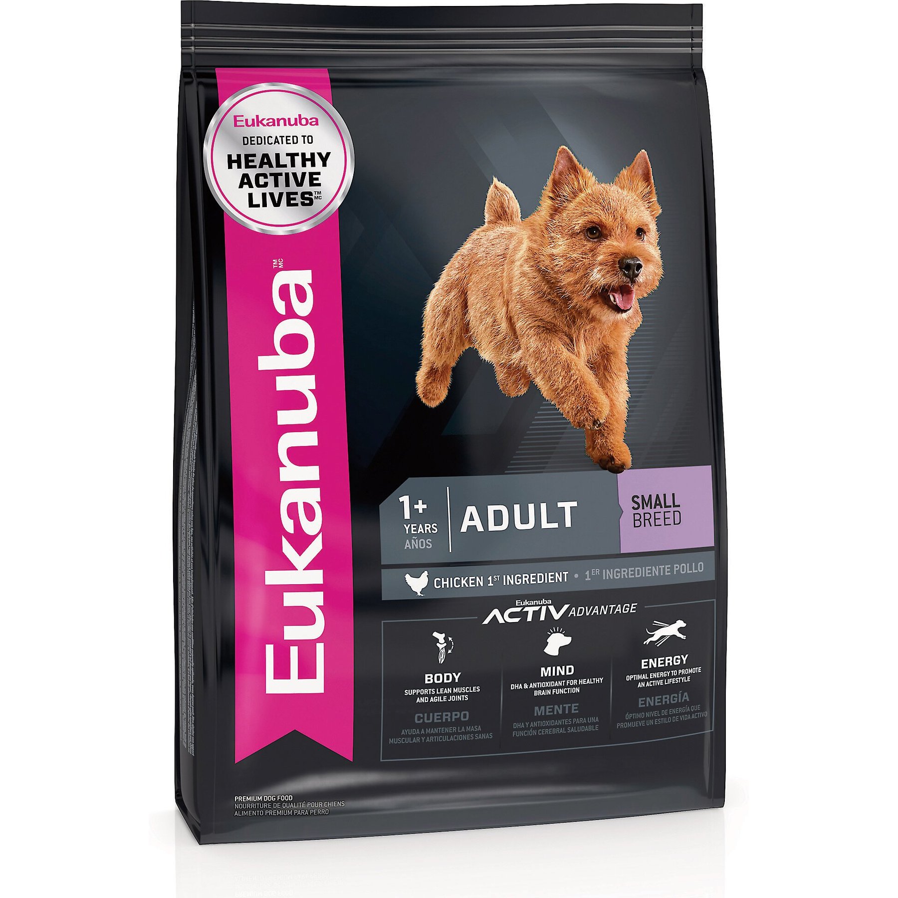 EUKANUBA Adult Small Breed Dry Dog Food 15 lb bag Chewy