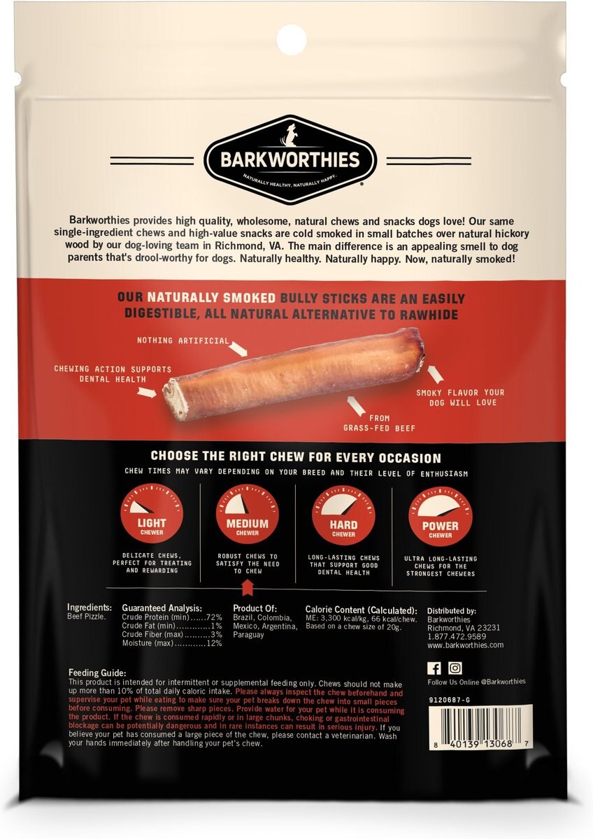 Barkworthies 3" Thick Bully Stick Ring