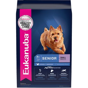 Eukanuba Senior Small Breed Dry Dog Food, 15-lb bag