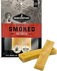 Barkworthies 5.5-in Smoked Yak Cheese Large Dog Treat, 2 count