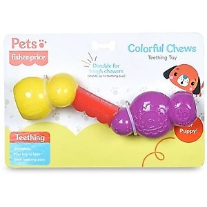 FISHER PRICE Colorbites Flip Stick Dog Toy, Multicolor