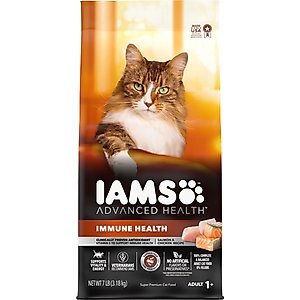 Iams Advanced Health Immune Health Salmon & Chicken Recipe Adult Dry Cat Food, 7-lb bag