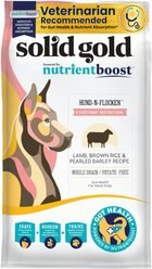 Solid Gold NutrientBoost Hund-N-Flocken Lamb, Brown Rice & Pearled Barley Recipe Adult Dry Dog Food, 3.75-lb bag