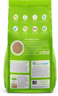 Show full view: sWheat Scoop Multi-Cat Natural Clumping Wheat Cat Litter, 25-lb bag slide 3 of 10