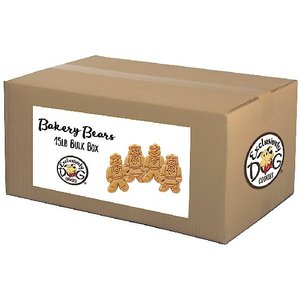 Exclusively Dog Bakery Bear Peanut Butter Cookies Dog Treats, 15-lb box