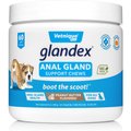 Vetnique Labs Glandex Anal Gland & Probiotic Peanut Butter Flavored Pumpkin Fiber Soft Chew Digestive Boot the Scoot Dog Supplement, 60 count