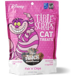 Disney Table Scraps Alice in Wonderland Fish 'n' Chips Recipe Cat Treats, 3-oz bag