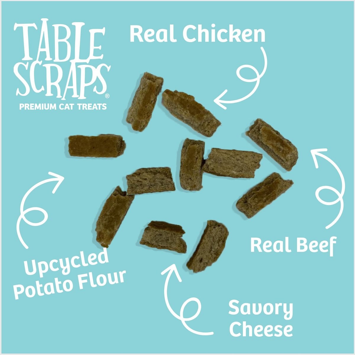 DISNEY TABLE SCRAPS Minnie Mouse Chicken Mac & Cheese Recipe Cat Treats, 3oz bag