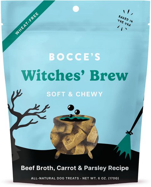 Bocce's Bakery Witches' Brew Dog Treat, 6-oz bag