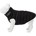 HUGO & HUDSON Reversible Insulated Dog Puffer Jacket, Black, Large