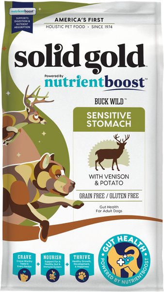 SOLID GOLD Nutrientboost Buck Wild Sensitive Stomach Grain Free