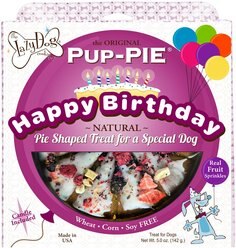 The Lazy Dog Cookie Co. Happy Birthday Pup-PIE Dog Treat, Unisex