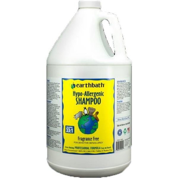 EARTHBATH Oatmeal & Aloe Fragrance Free Dog & Cat Shampoo, 128oz