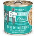 Weruva Dogs in the Kitchen Funk in the Trunk with Chicken Breast & Pumpkin Au Jus Grain-Free Canned Dog Food, 10-oz can, case of 12