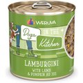 Weruva Dogs in the Kitchen Lamburgini with Lamb & Pumpkin Au Jus Grain-Free Canned Dog Food, 10-oz can, case of 12