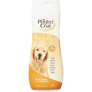 Perfect Coat Natural Oatmeal French Vanilla Dog Shampoo, 16-oz bottle