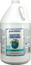 Earthbath Fragrance Free Oatmeal & Aloe Cat & Dog Conditioner, 128-oz bottle