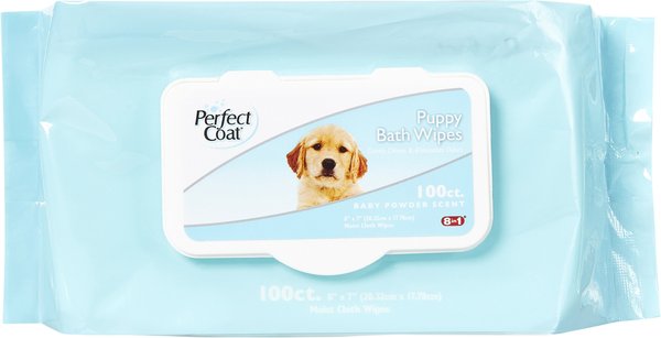 Puppy hot sale bath wipes