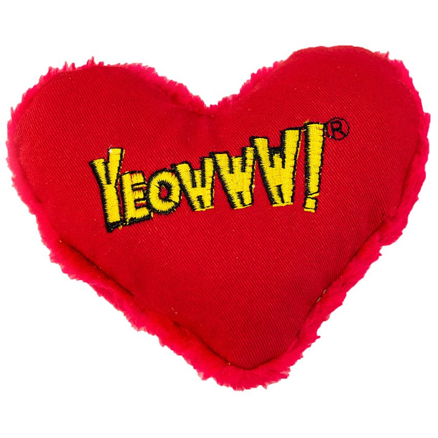 YEOWWW! Hearrrt Attack Cat Toy, Red - Chewy.com