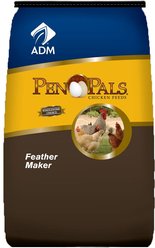 ADM Pen Pals Feather Maker 18% Protein Pellets Chicken Feed, 50-lb bag