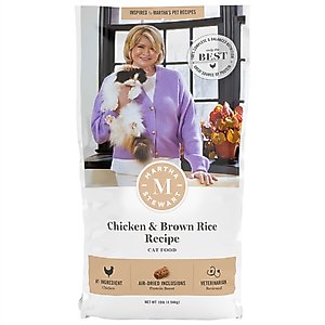 Martha Stewart Pet Food Chicken & Brown Rice Recipe Dry Cat Food, 10-lb bag