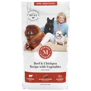 Martha Stewart Pet Food Beef & Chickpea Recipe with Garden Vegetables Dry Dog Food, 10-lb bag