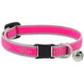 LupinePet Reflective Breakaway Safety Cat Collar with Bell, Small: 8 to 12-in neck, 1/2-in wide