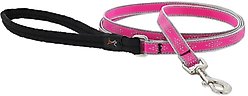 LupinePet Reflective Padded Handle Dog Leash, Pink Diamond, Small: 6-ft long, 1/2-in wide