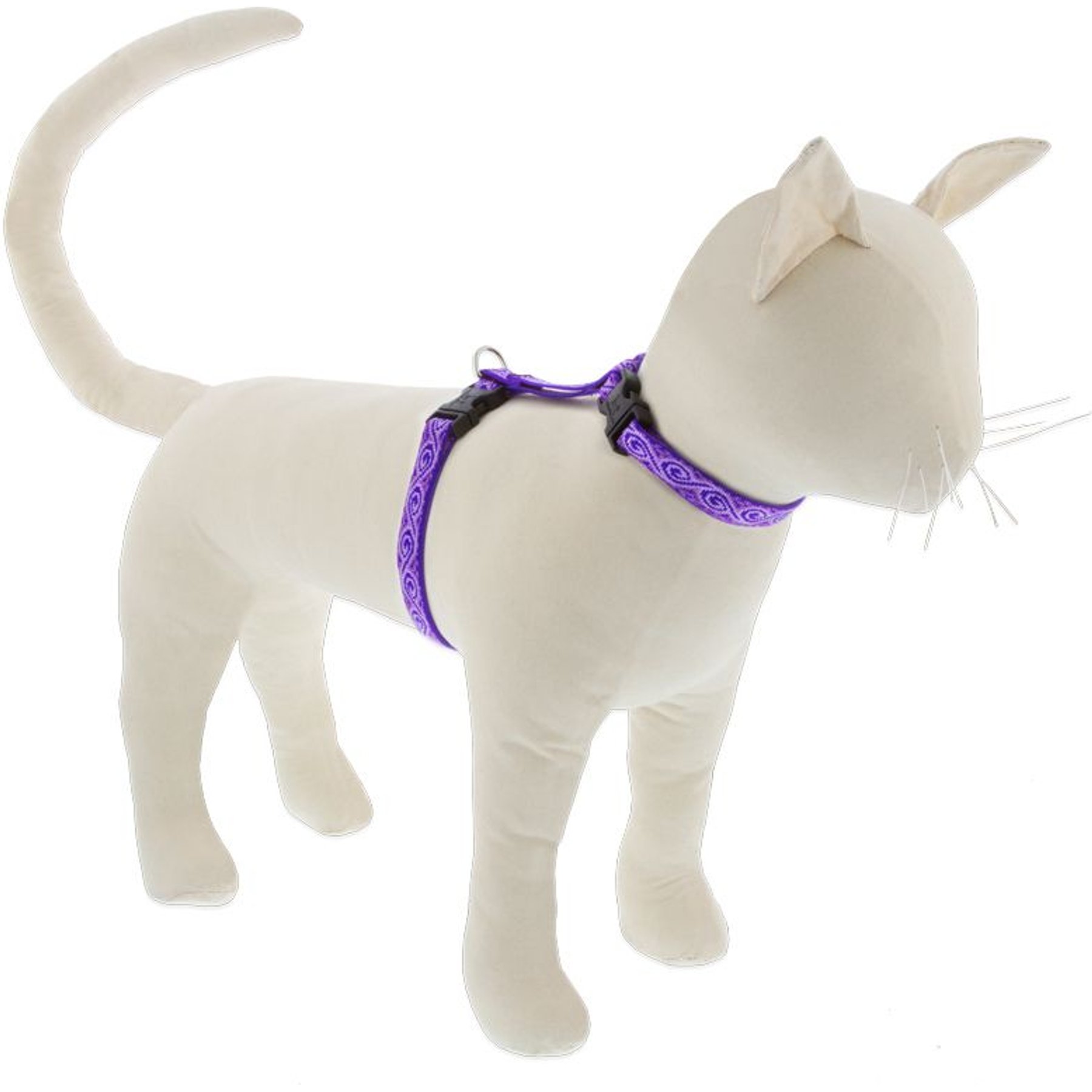 LUPINEPET Hstyle Cat Harness, Small 12 to 20in neck, 1/2in wide