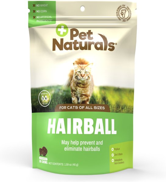 Pet Naturals Hairball Cat Chews, 30 count slide 1 of 5