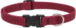 LupinePet Eco Standard Dog Collar, Berry, Medium: 9 to 14-in neck, 3/4-in wide