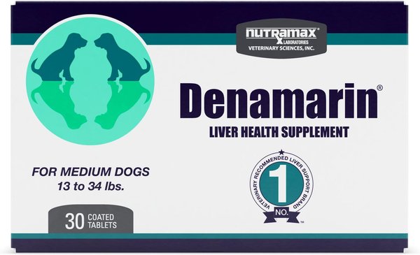 Nutramax Denamarin for Liver Health Tablets for Medium Dogs, 30 count slide 1 of 7