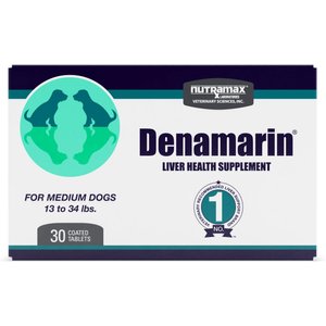 Nutramax Denamarin for Liver Health Chewable Tablets for Medium Dogs, 30 count