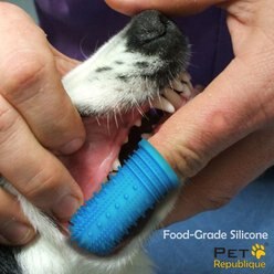 Pet Republique 360-Degree Finger Toothbrush for Dogs & Cats, 3 count slide 2 of 3