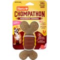 Hartz Chompathon Gripper Bone Tough Dog Chew Toy, Brown, Medium