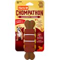 Hartz Chompathon Rock 'N Rib Bone Tough Dog Chew Toy, Brown, Medium