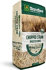 Standlee Certified Chopped Straw Bedding for Small Farm Animals & Pets, 25-lb bag