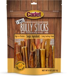Cadet Bully Sticks X-Small Dog Treats, 8-oz bag