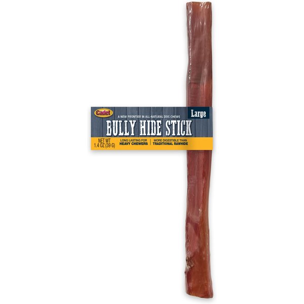 CADET Bully Hide Sticks AllNatural Dog Chews, Large
