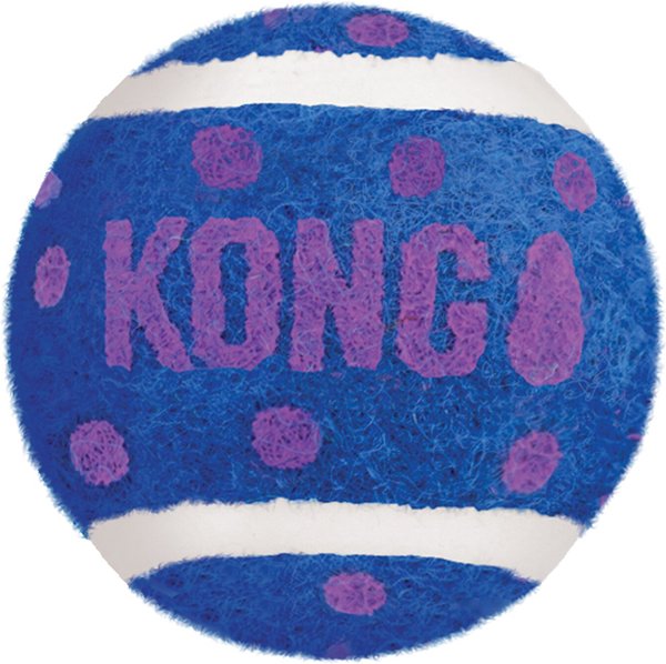 KONG Tennis Balls with Bells Cat Toy slide 1 of 9