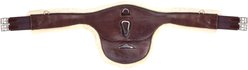 Equiline Horse Belly Guard with Sheepskin Lining, Brown, 115-cm