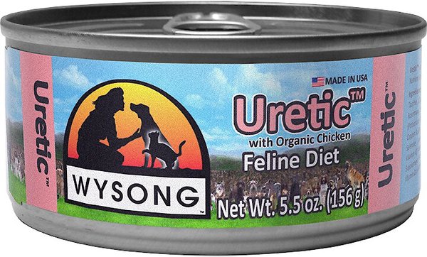 Wysong Uretic with Organic Chicken Canned Cat Food, 5.5-oz, Case of 24 slide 1 of 2