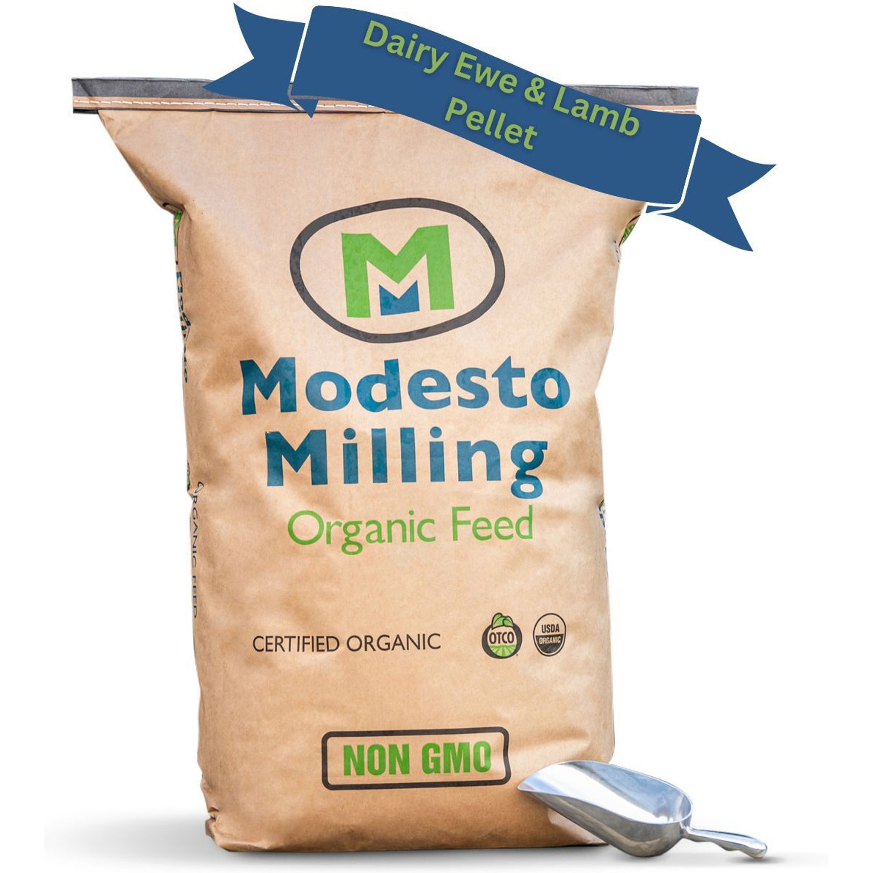 Modesto Milling Organic 15% Protein Dairy Ewe & Lamb Pellets Sheep Feed, 40-lb bag