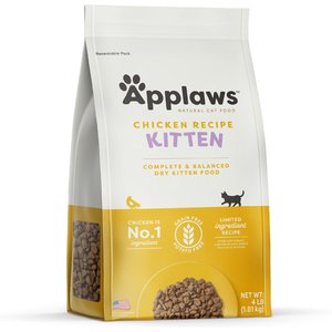 Applaws Complete Chicken Recipe for Kittens Dry Cat Food, 4-lb bag