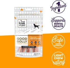 I and Love and You Good Golly Gullet Sticks Dog Treats, 6-in, 2-oz bag slide 2 of 8